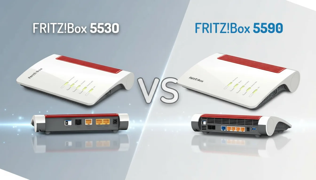 AVM FRITZ!Box Router für Glasfaser: 5530 oder 5590 – welche ist besser?