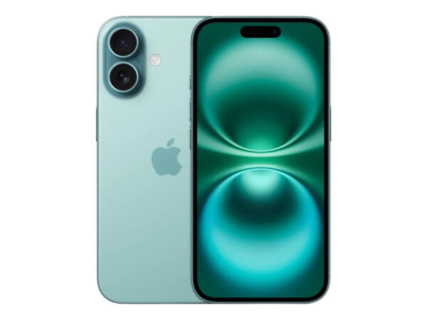 Apple iPhone 16 in blaugrün