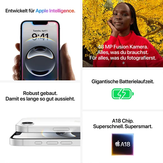 Apple iPhone 16e in schwarz – Bild 3