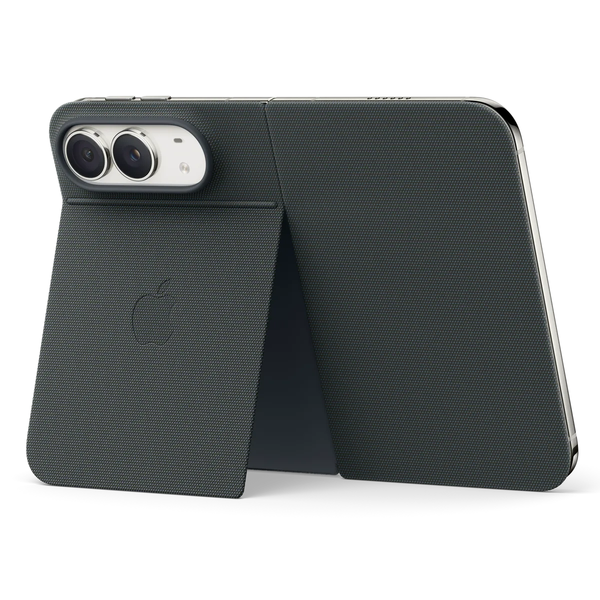 Apple Folio iPhone 18 Duo mit Standfuß – Navyblau