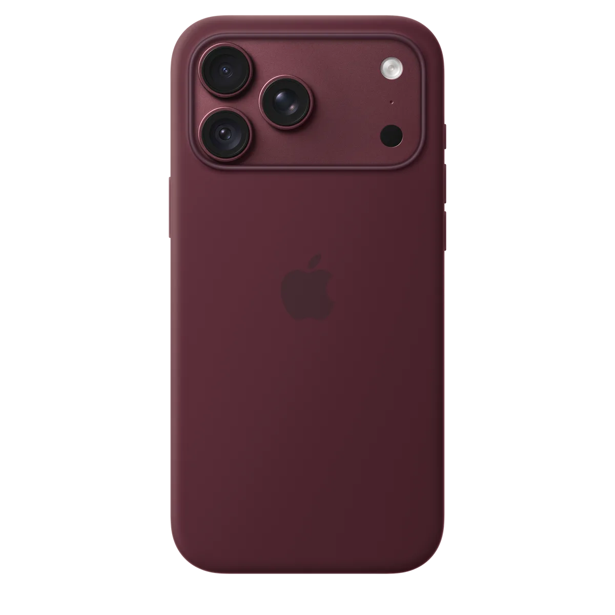 Apple Silikon Case iPhone 18 Pro Max mit MagSafe – Burgunder