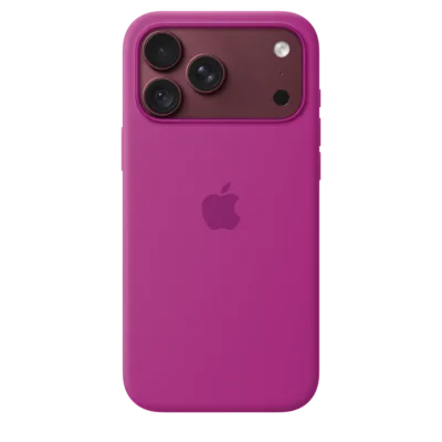 Apple Silikon Case iPhone 18 Pro Max mit MagSafe – Magenta