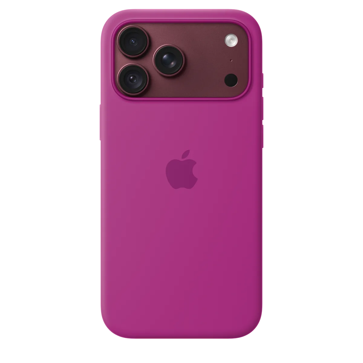 Apple Silikon Case iPhone 18 Pro Max mit MagSafe – Magenta