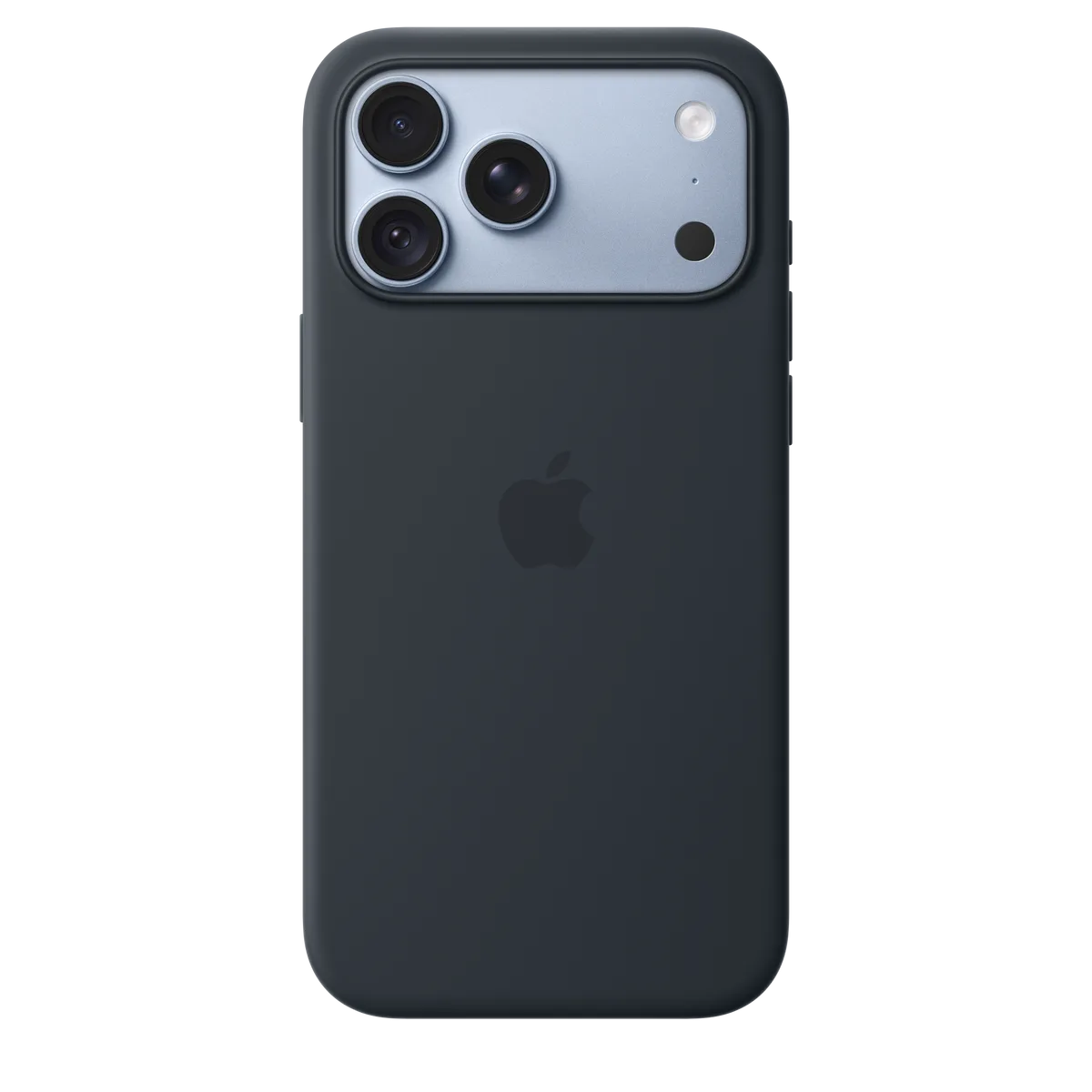 Apple Silikon Case iPhone 18 Pro Max mit MagSafe – Navyblau