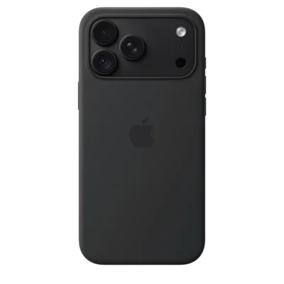 Apple Silikon Case iPhone 18 Pro Max mit MagSafe – Schwarz