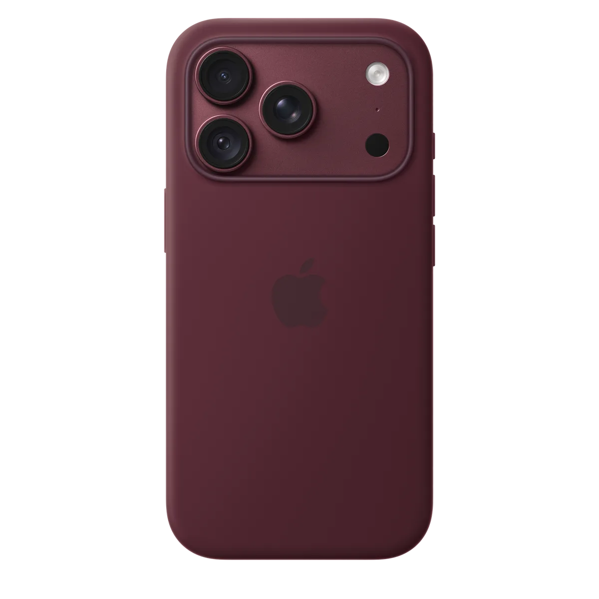 Apple Silikon Case iPhone 18 Pro mit MagSafe – Burgunder