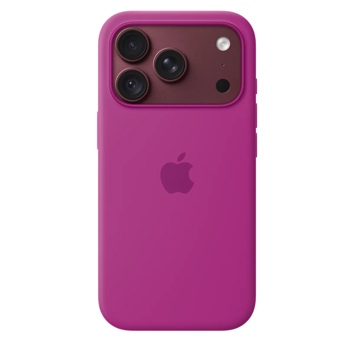 Apple Silikon Case iPhone 18 Pro mit MagSafe – Magenta