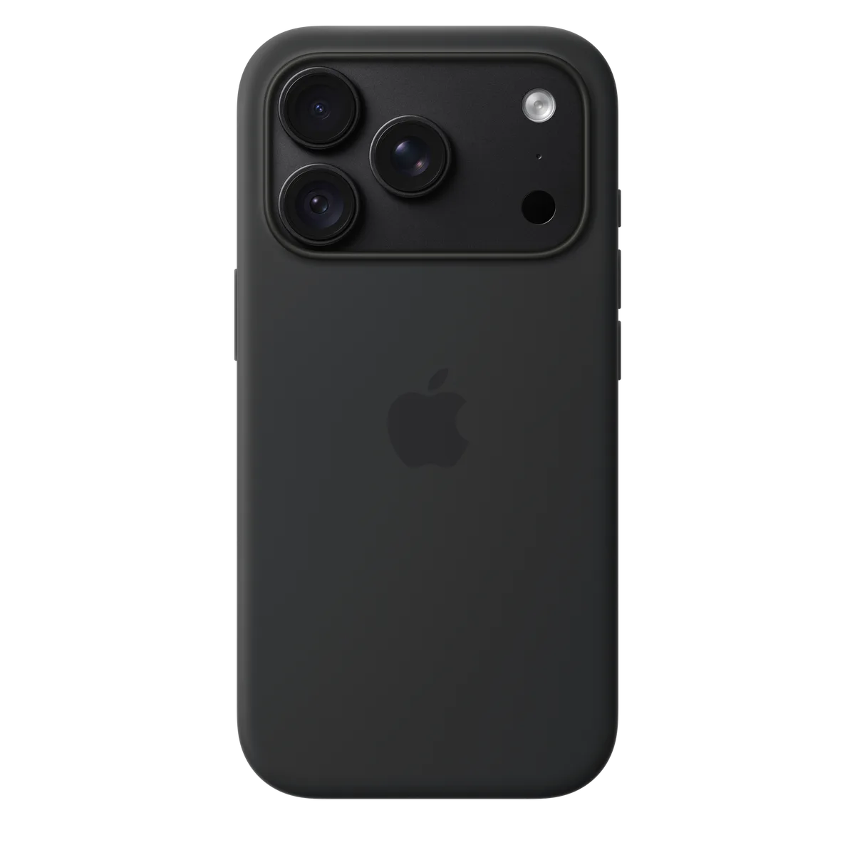 Apple Silikon Case iPhone 18 Pro mit MagSafe – Schwarz