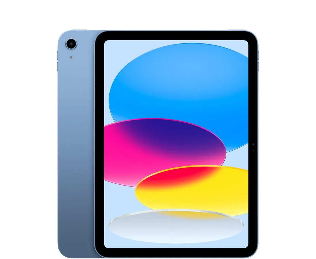 Apple iPad 11 Blau vorne und hinten