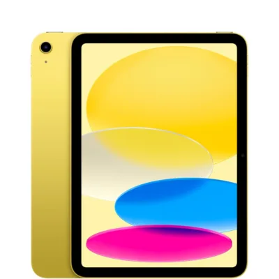 Apple iPad 11 Gelb vorne und hinten