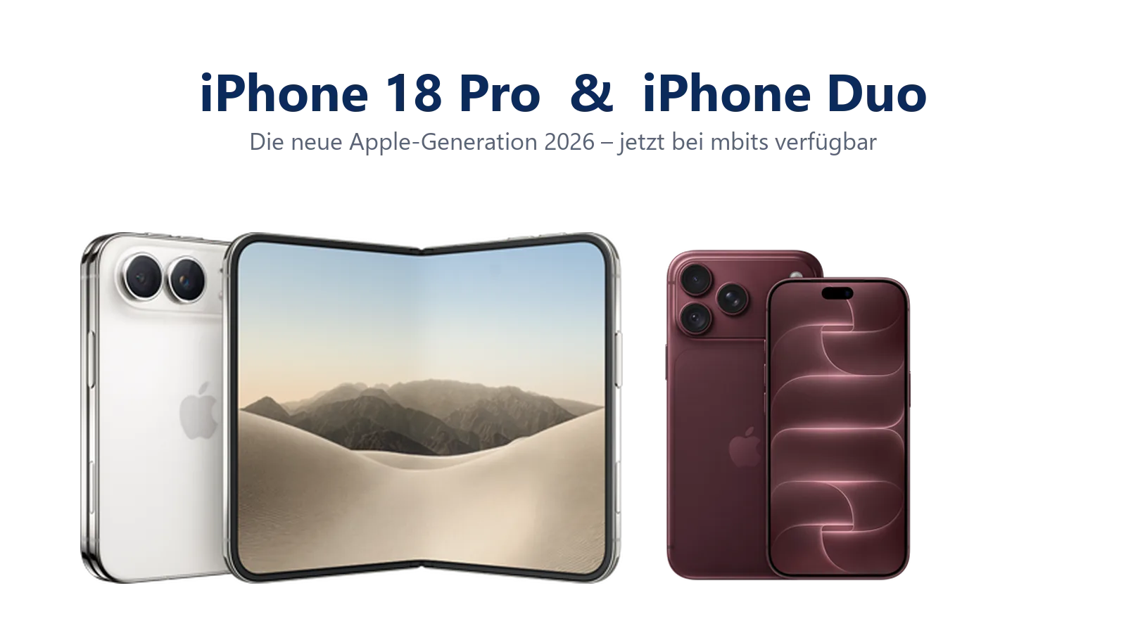 Apple iPhone 18 Pro und iPhone Duo sind eingetroffen – erste Geräte ab Lager, Zubehör sofort dabei