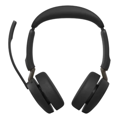 Jabra Evolve3 65 UC Stereo – kabelloses Bluetooth-Headset (Headset mit Mikrofonarm und 270 Grad Drehung) für Microsoft Teams und UC-Plattformen