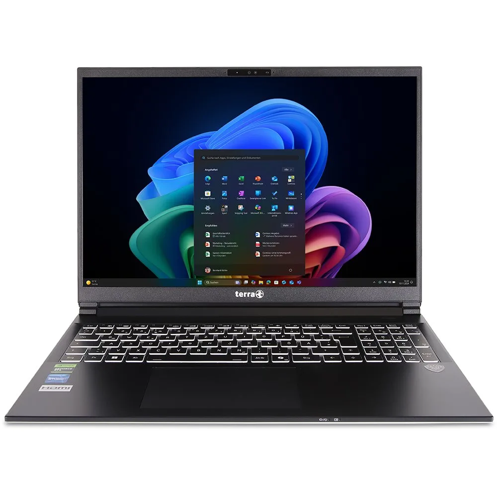 TERRA MOBILE Elite 3A – Copilot+ PC, 16", AMD Ryzen AI 7 350, RTX 5060, 32 GB, 1 TB SSD