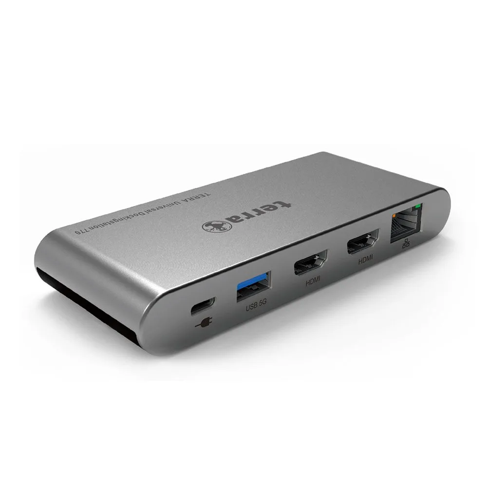 TERRA MOBILE Dockingstation 770 – Dual-Display USB-C Dock